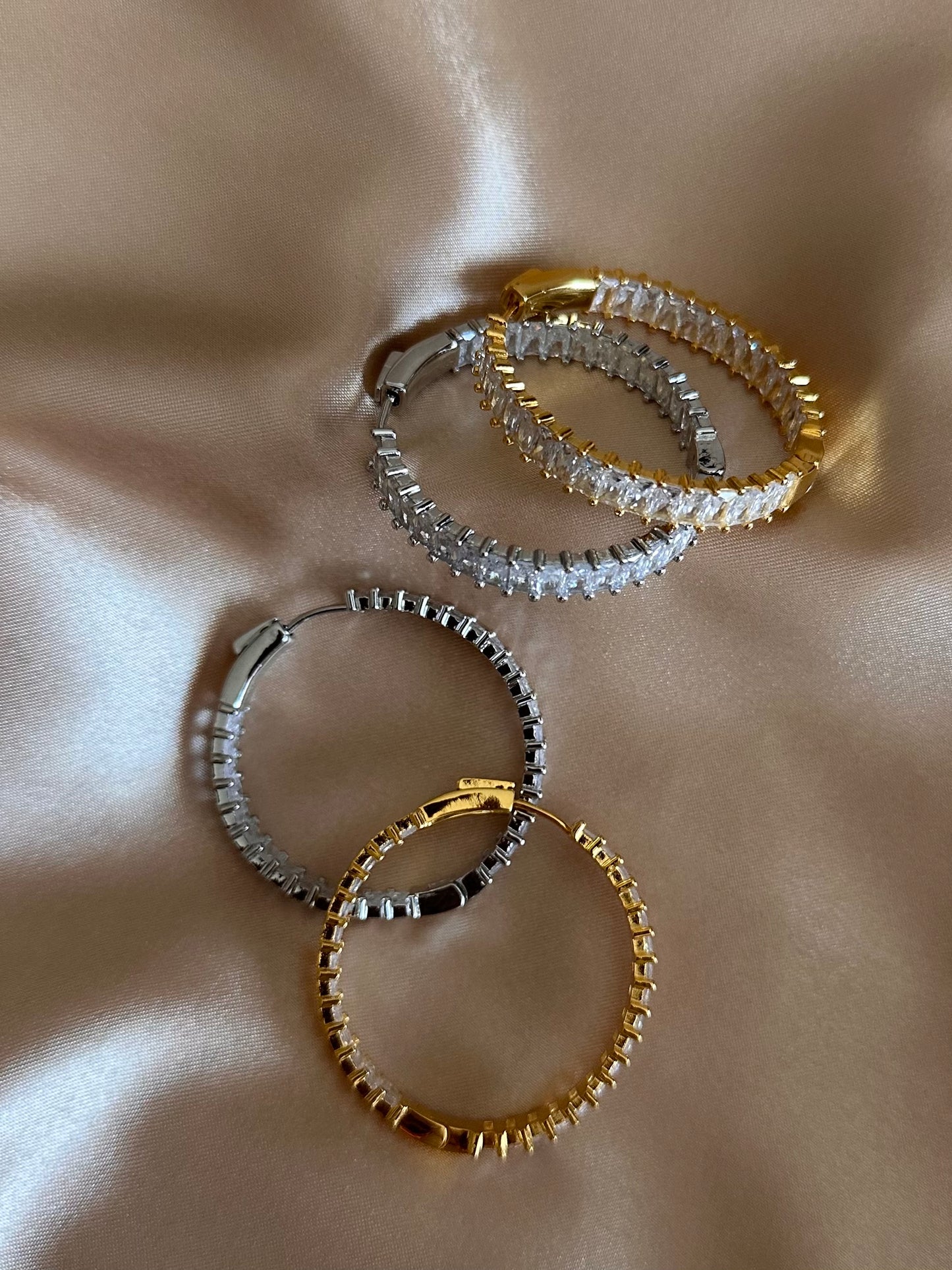 Bamboo Icy Hoops