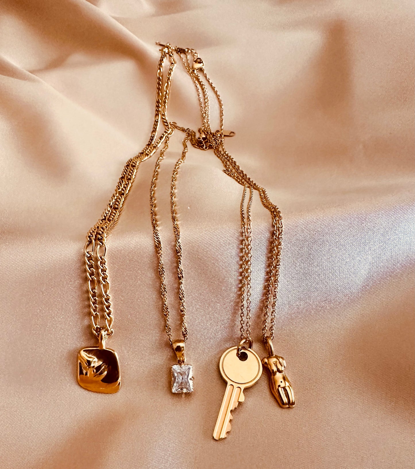 Lock Key Necklace