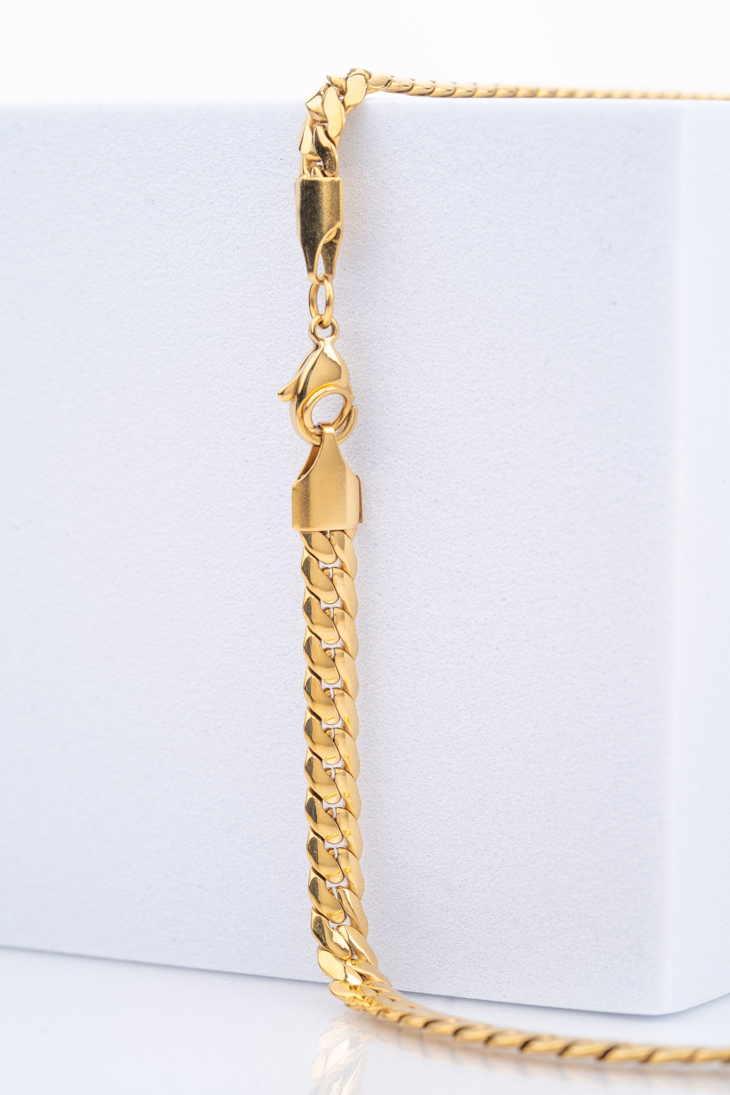 Flat Curb Chain Necklace