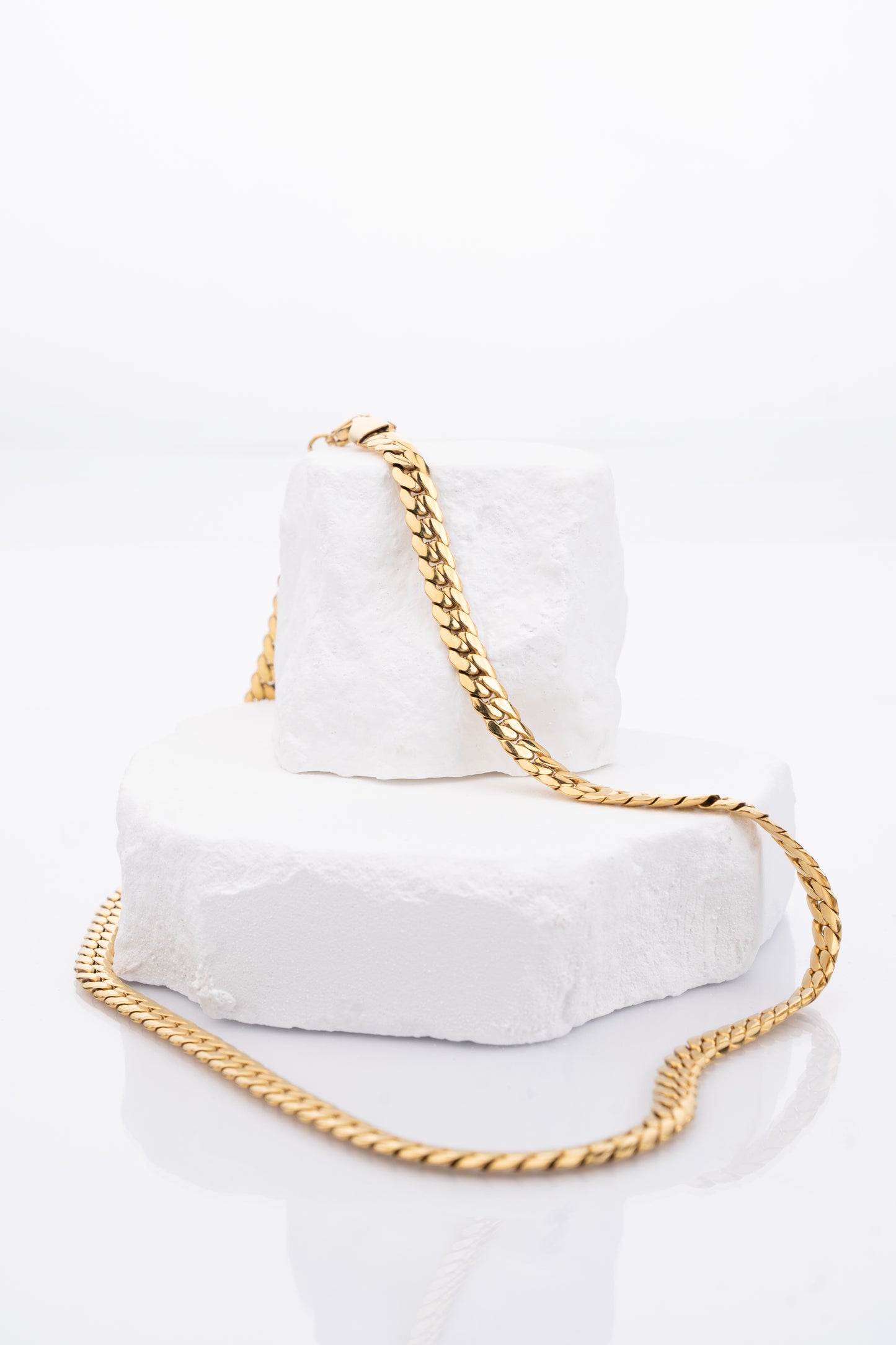 Flat Curb Chain Necklace