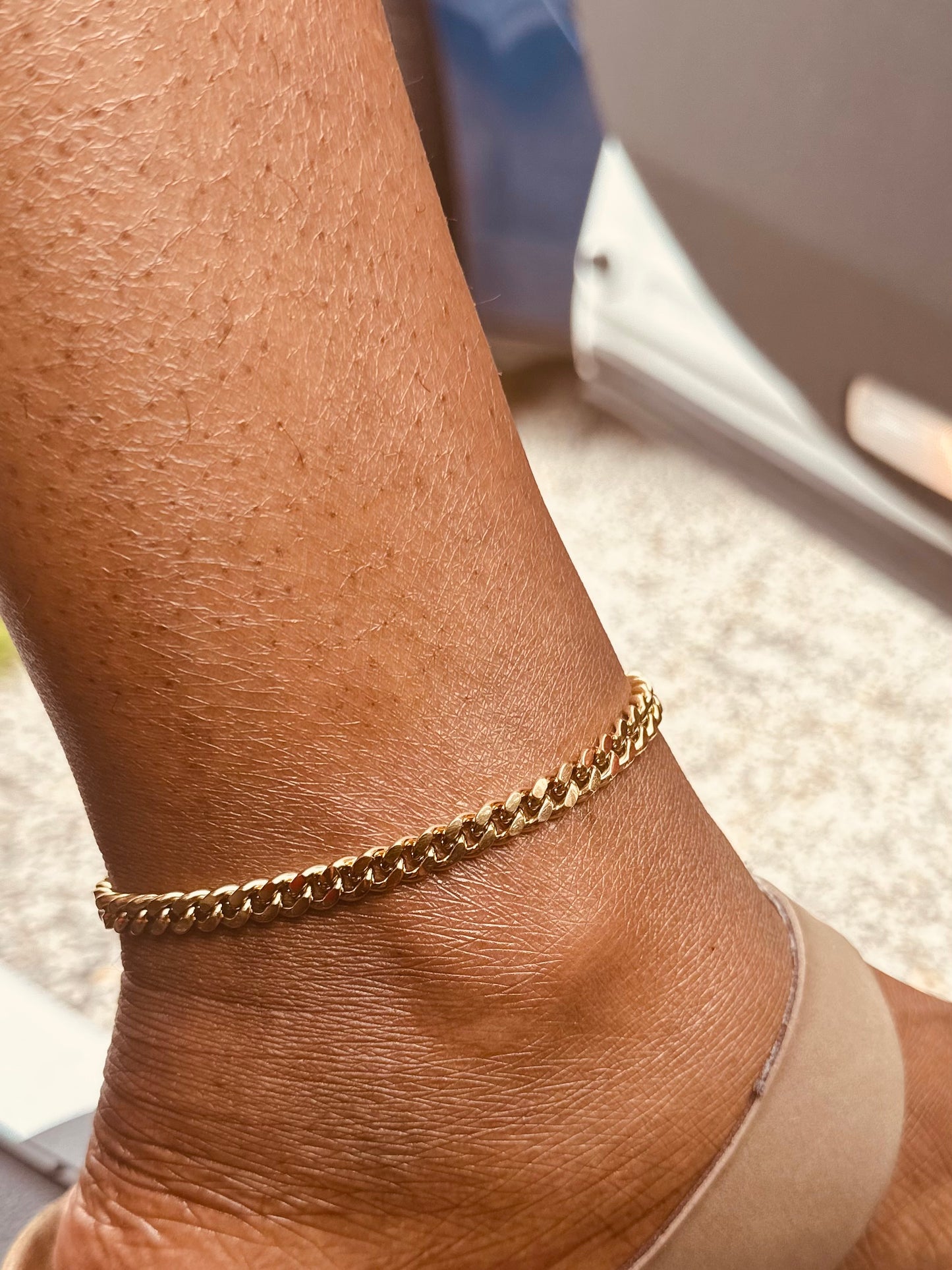 Cuban Link Anklet