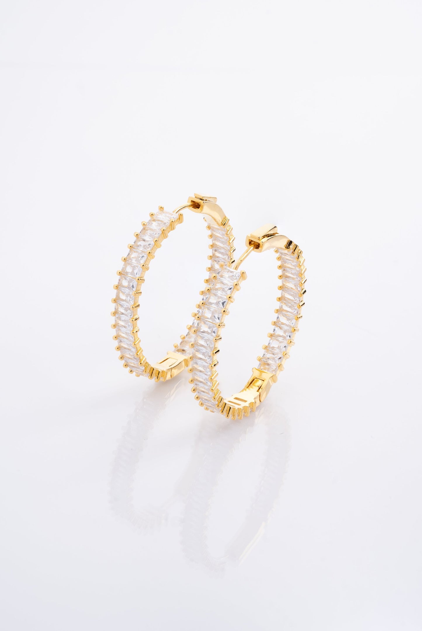 Bamboo Icy Hoops