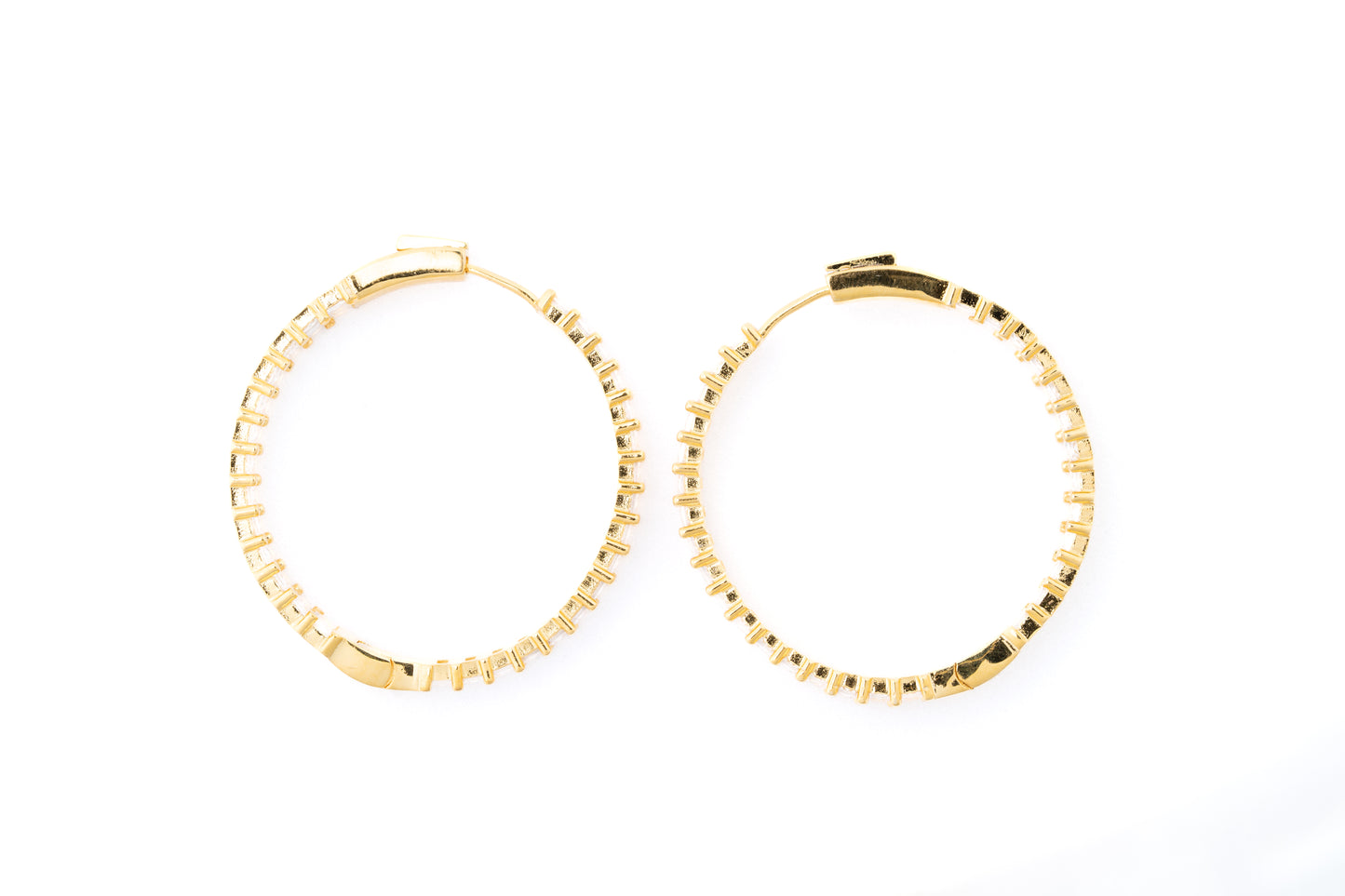 Bamboo Icy Hoops