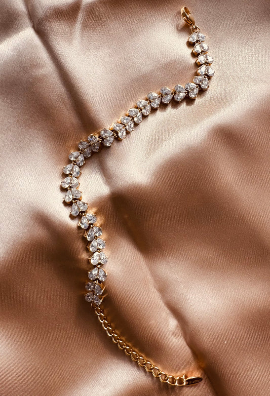 Luxe Heart Link Bracelet