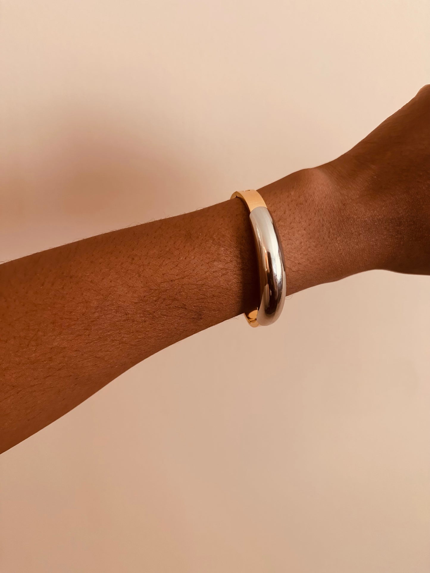 Two Tone Dome Bangle