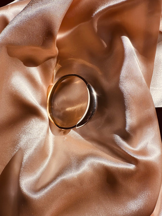 Two Tone Dome Bangle