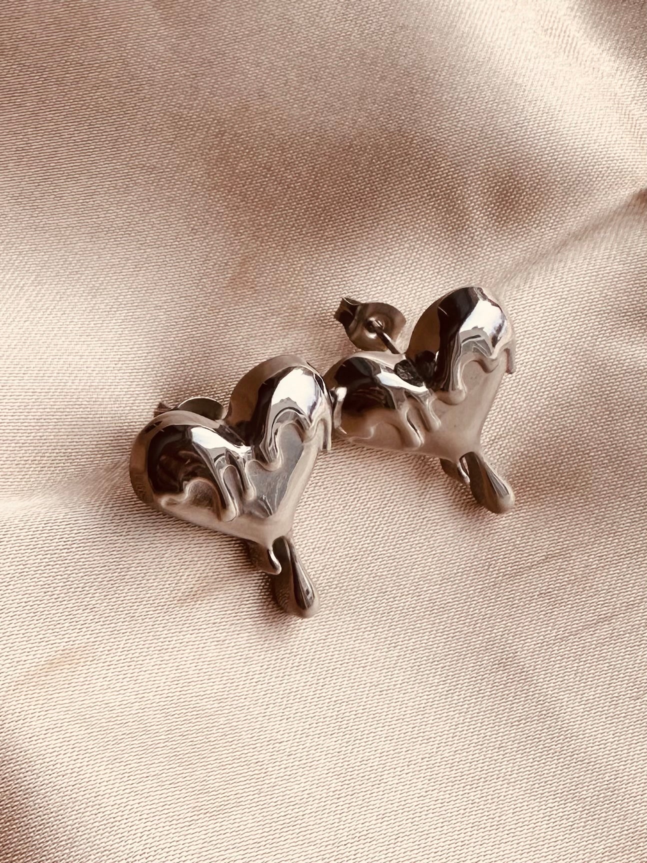 Love Melts Heart Studs
