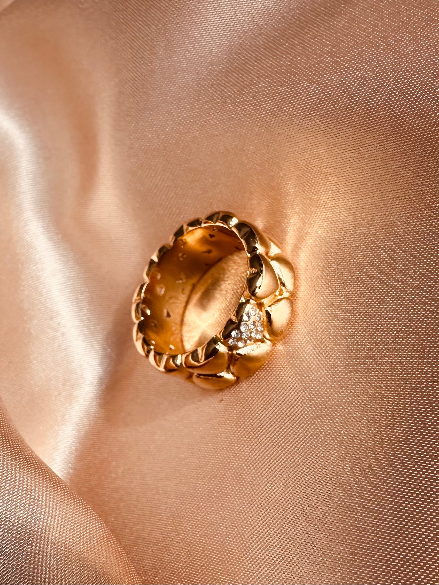 Double-layered Heart Ring